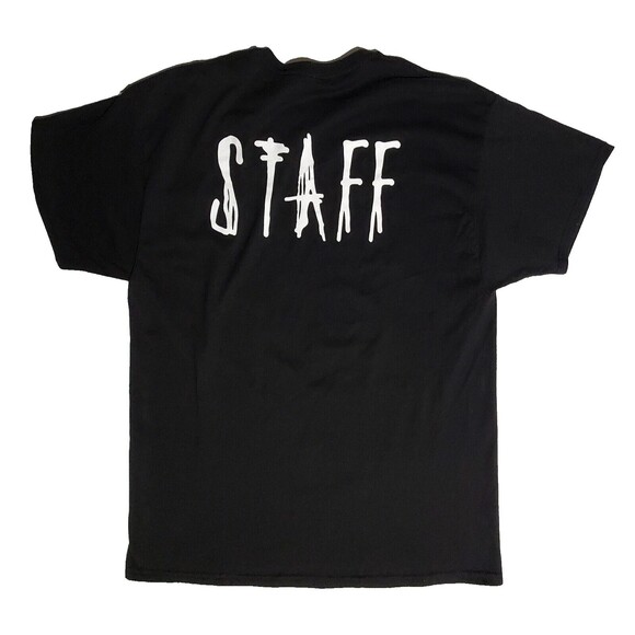 Busch Gardens Shirt Howl-O-Scream STAFF XL Tampa FL Halloween Hanes ComfortBlend - Picture 2 of 7